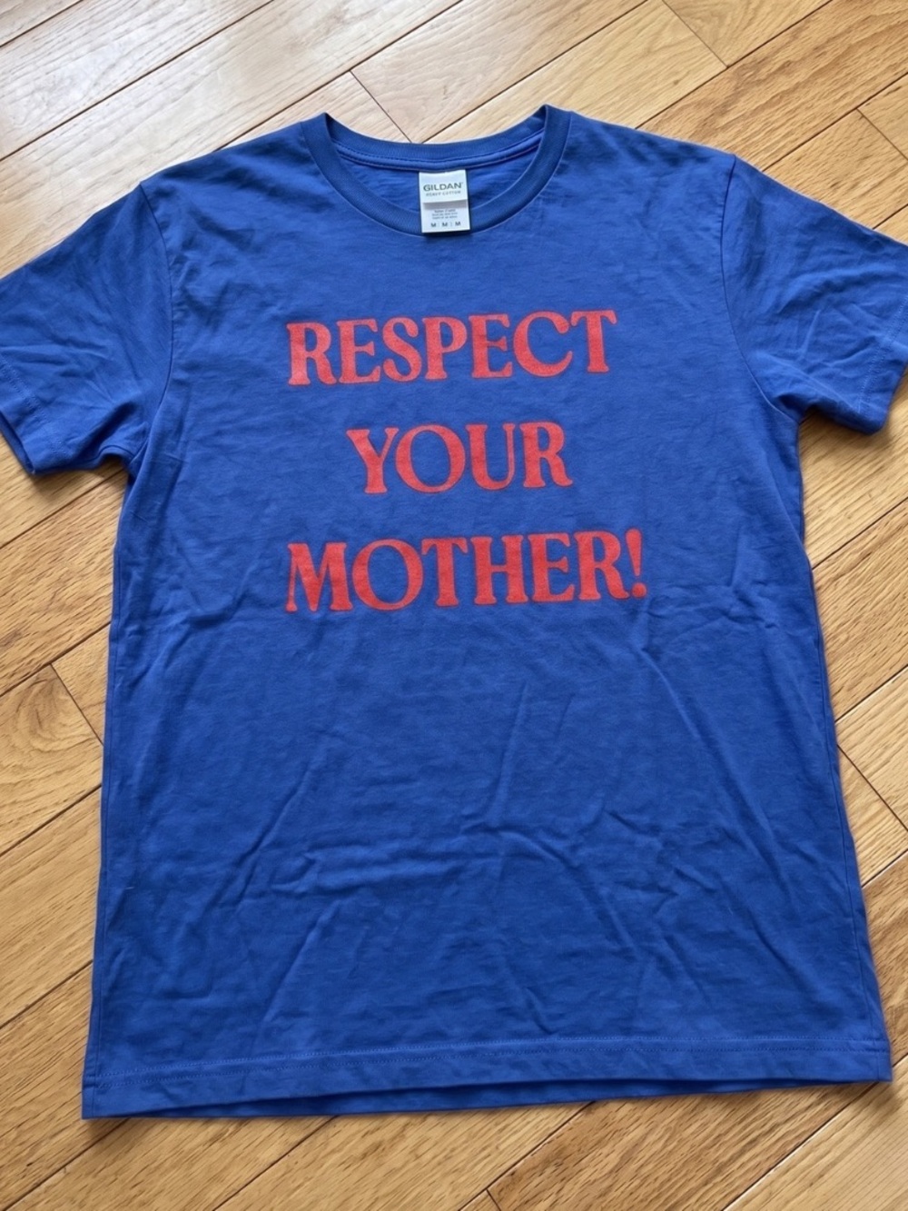 Harry Styles Respect Your Mother Graphic Tee Royal Blue Shirt